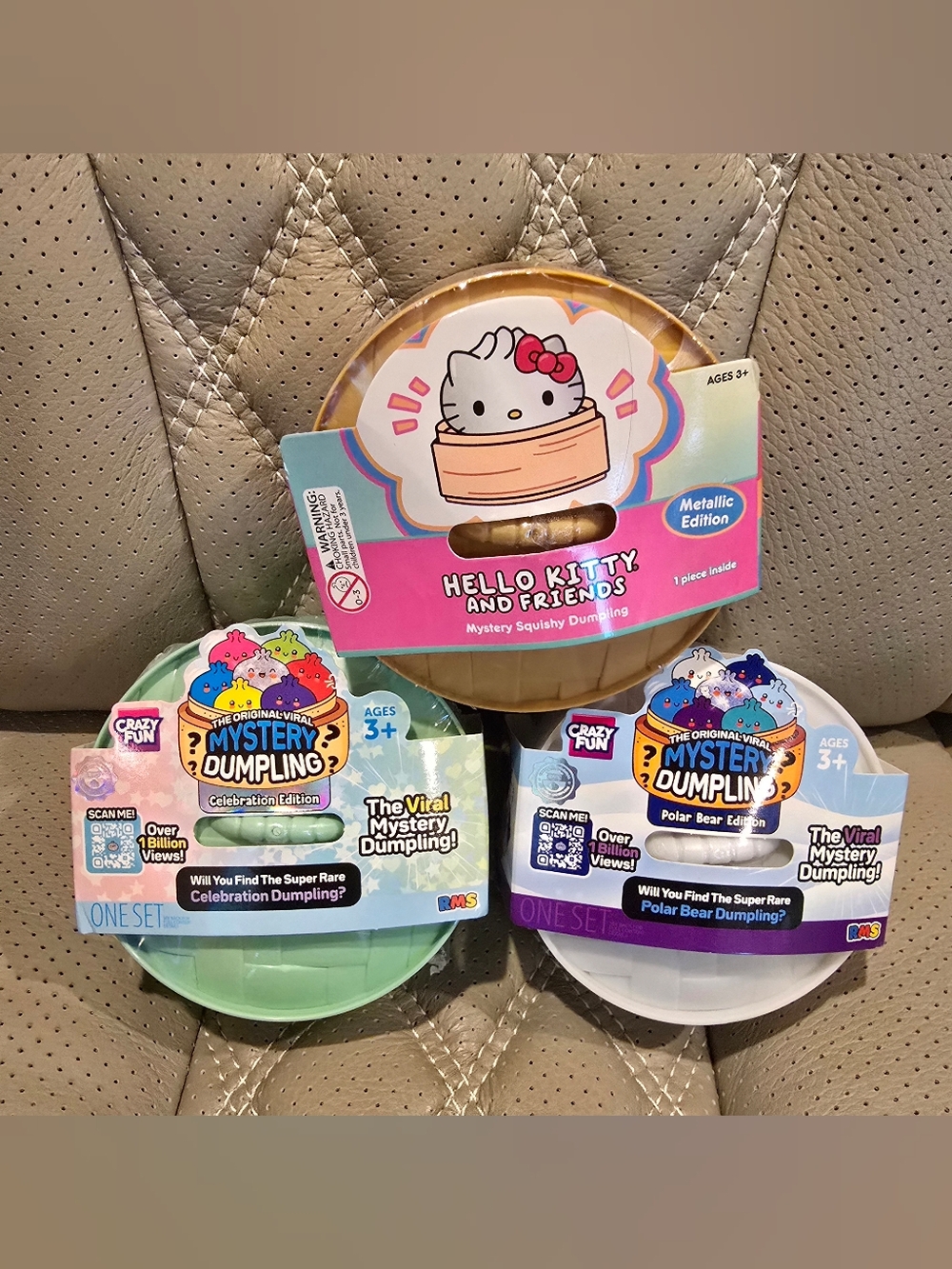 Bundle Of Celebration, Polar Bear And Hello Kitty Dumplings